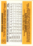 1983 Donruss Pedro Guerrero