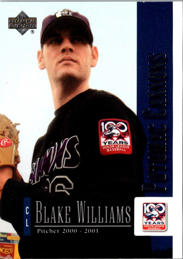 2001 Upper Deck Minors Centennial Blake Williams #54
