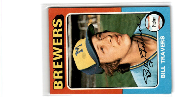 1975 Topps Bill Travers #488 Rookie EXMT