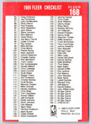 1989 Fleer Checklist