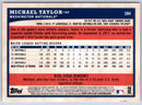 2018 Topps Big League Michael Taylor
