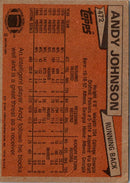 1981 Topps Andy Johnson