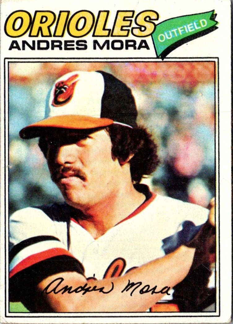 1977 Topps Andres Mora