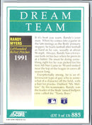 1991 Score Randy Myers