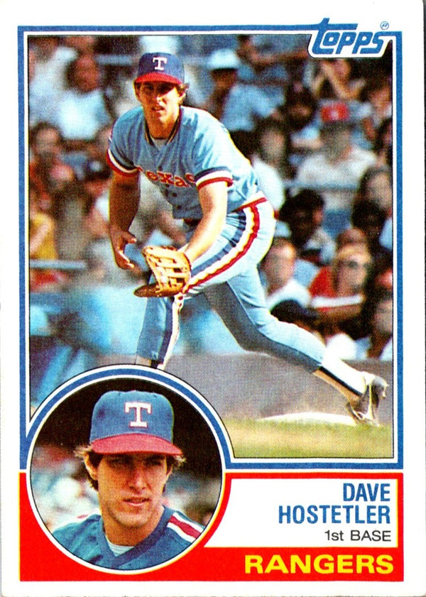 1983 Topps Dave Hostetler #584 Rookie