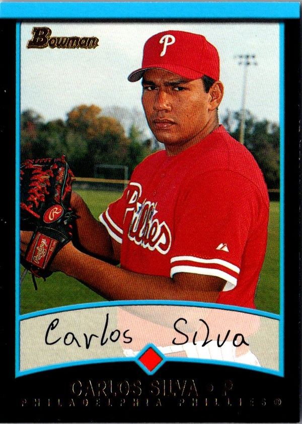 2001 Bowman Draft Picks & Prospects Carlos Silva #BDP54