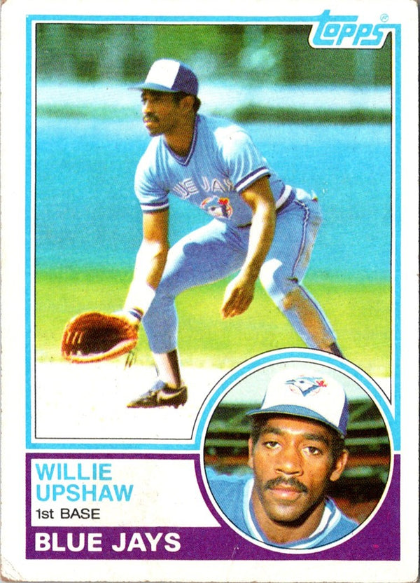 1983 Topps Willie Upshaw #556