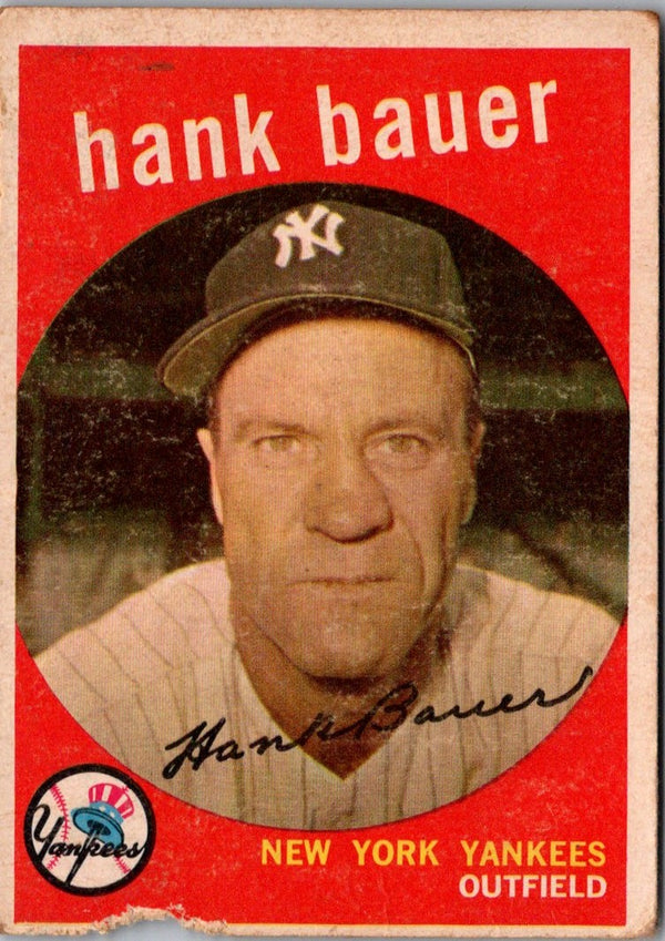 1957 Topps Hank Bauer #240 GOOD
