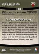 2007 Topps Trademark Moves Kirk Hinrich