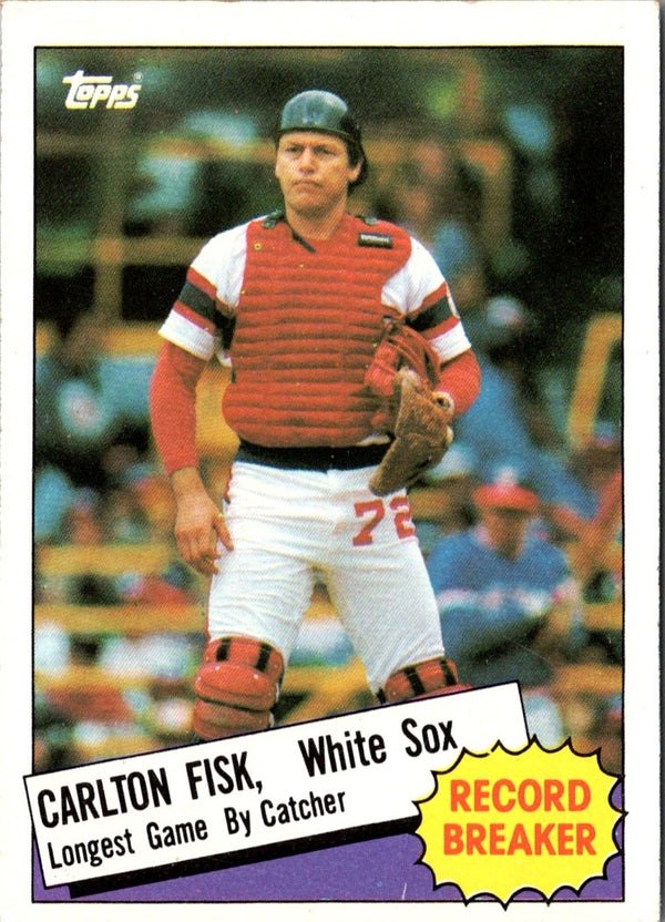 1985 Topps Carlton Fisk #1