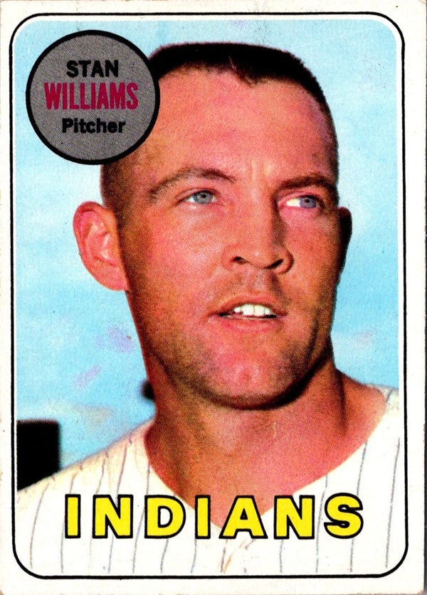 1969 Topps Stan Williams #118 EX