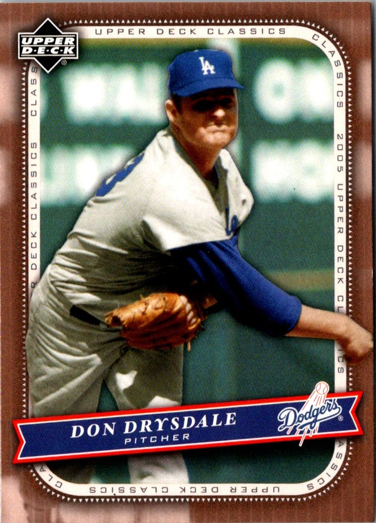 2005 Upper Deck Classics Don Drysdale