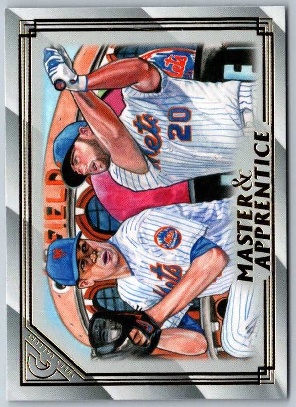 2020 Topps Gallery Master & Apprentice Jacob DeGrom/Pete Alonso #MA-5