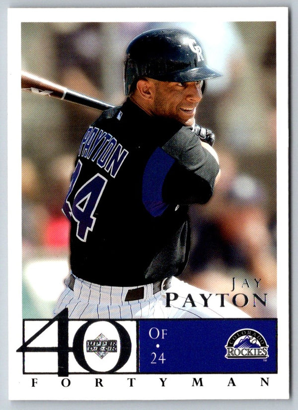 2003 Upper Deck 40-Man Rainbow Jay Payton #752