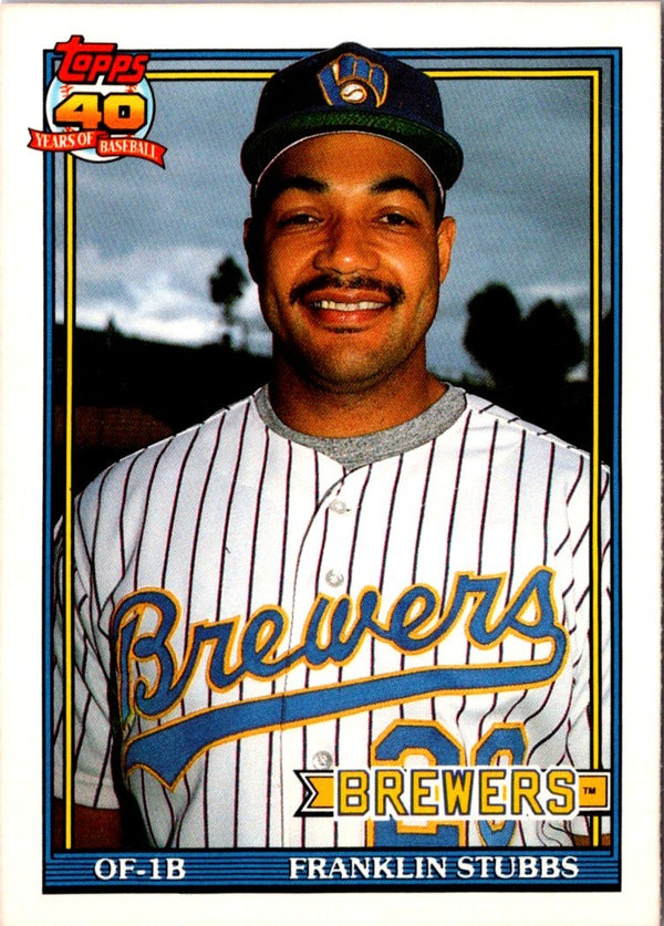 1991 Topps Traded Franklin Stubbs #115T