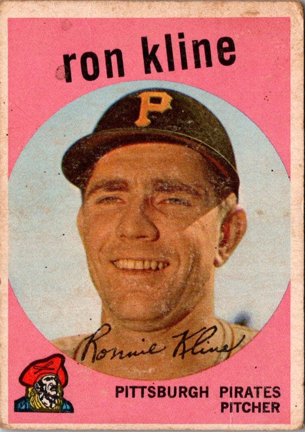1959 Topps Ron Kline #265A GOOD