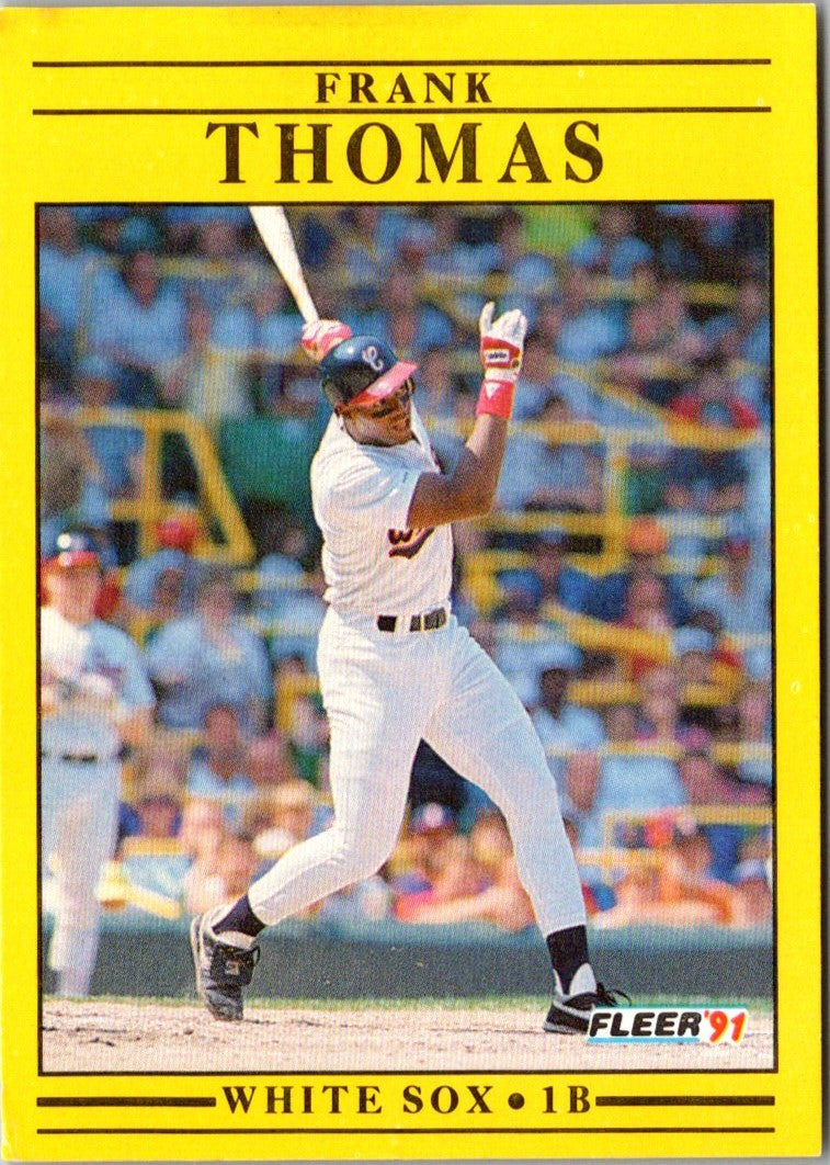 1991 UPPER DECK BASEBALL CARD #246 FRANK THOMAS CHICAGO WHITE SOX