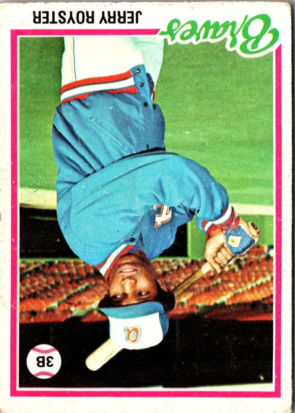 1978 Topps Jerry Royster #187