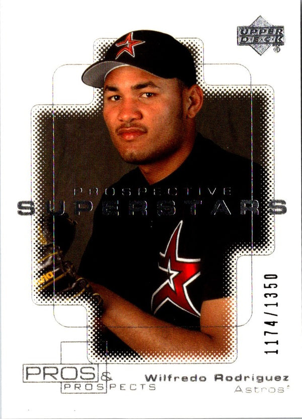 2000 Upper Deck Pros & Prospects Wilfredo Rodriguez #107 Rookie 1174/1350
