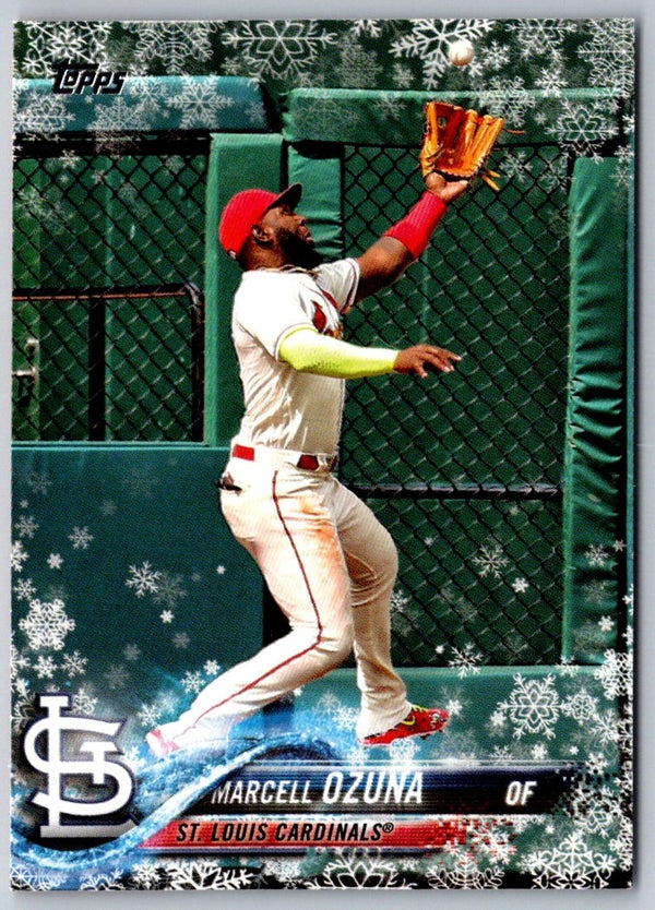 2018 Topps Holiday Marcell Ozuna #HMW102