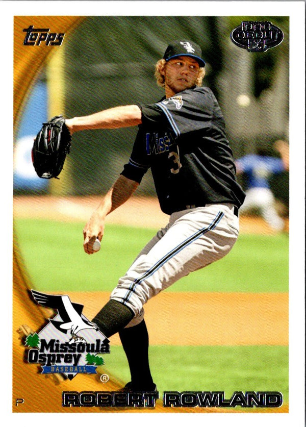 2010 Topps Pro Debut Robby Rowland #413