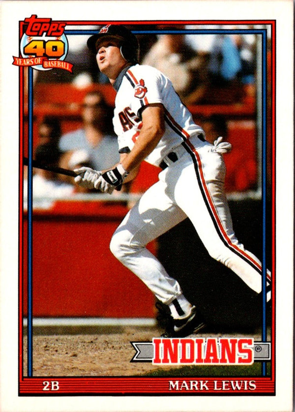 1991 Topps Traded Mark Lewis #73T