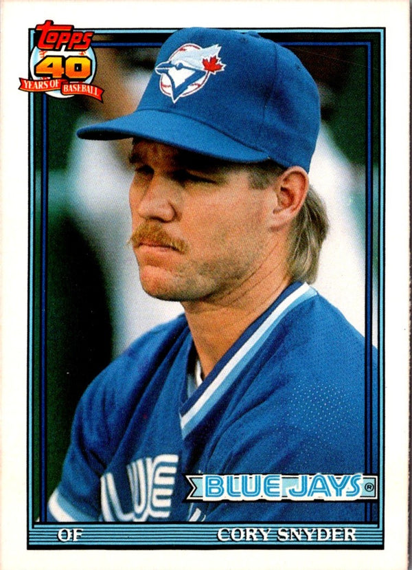 1991 Topps Traded Cory Snyder #111T