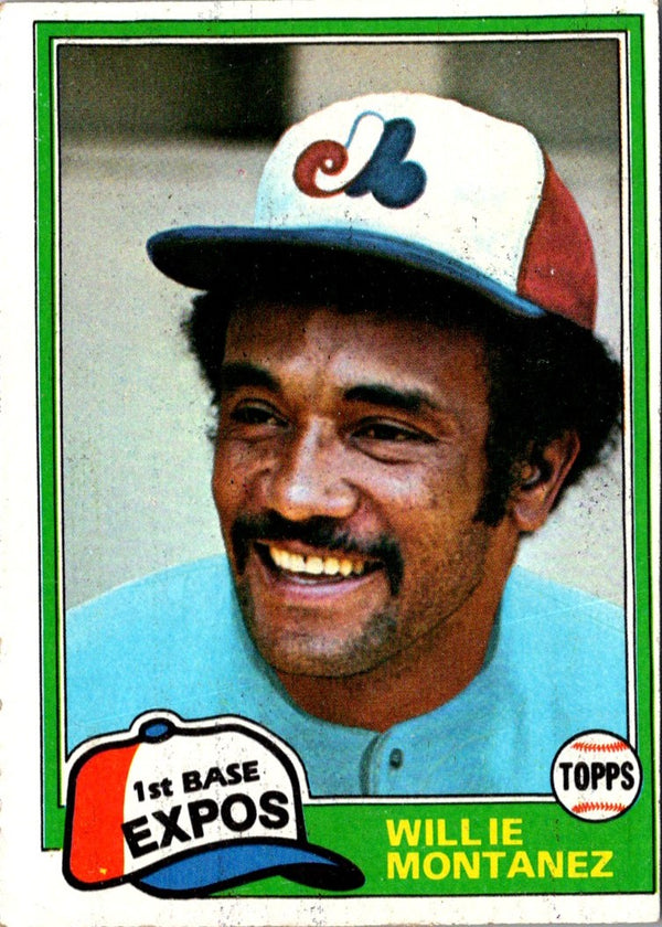 1981 Topps Willie Montanez #559