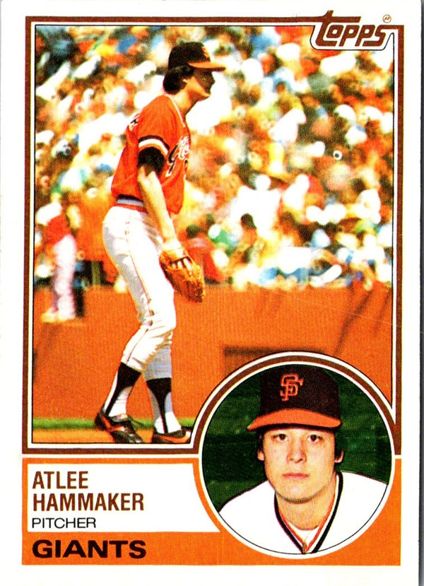 1983 Topps Atlee Hammaker #342 EX