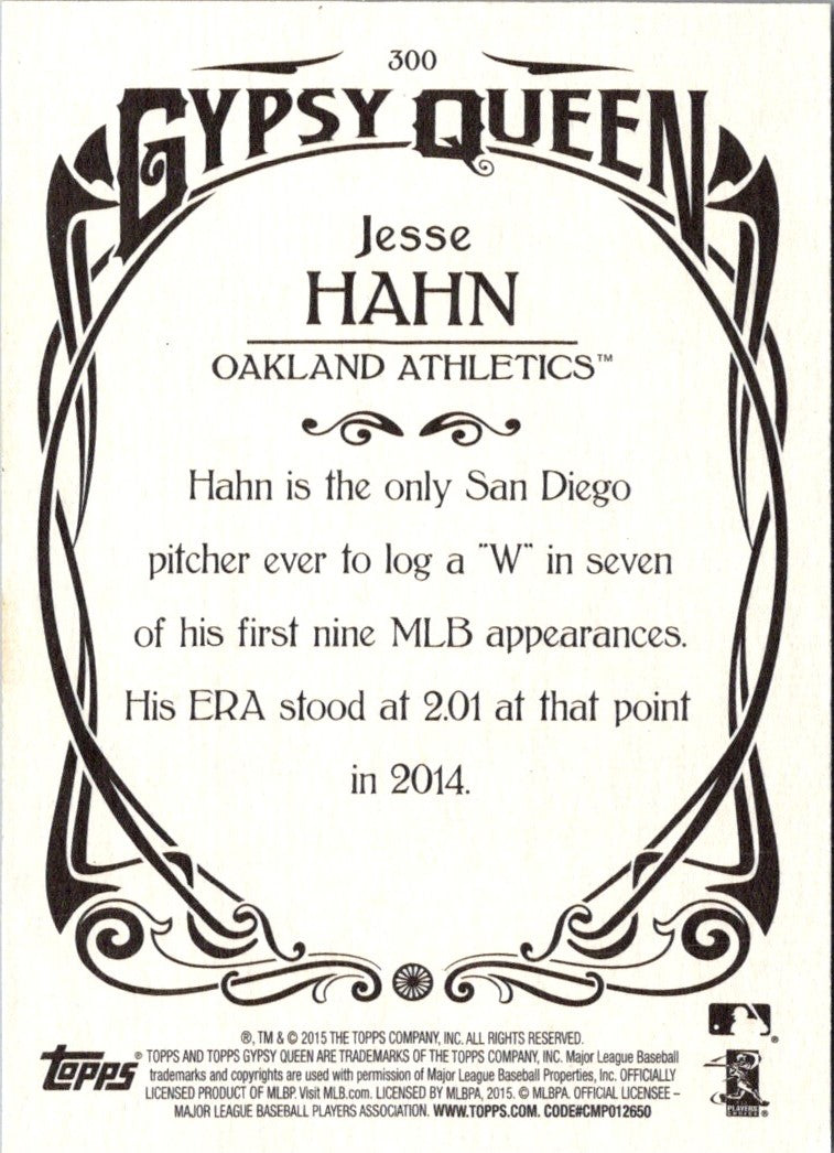 2015 Topps Gypsy Queen Jesse Hahn