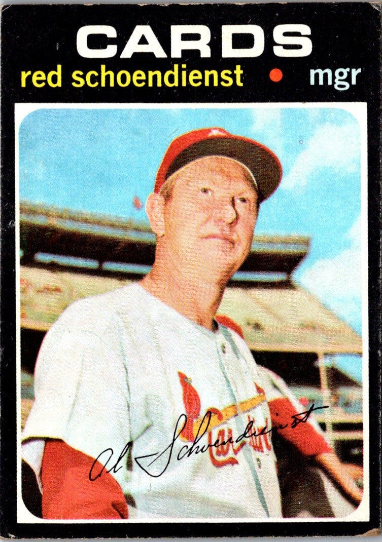 1971 Topps Red Schoendienst