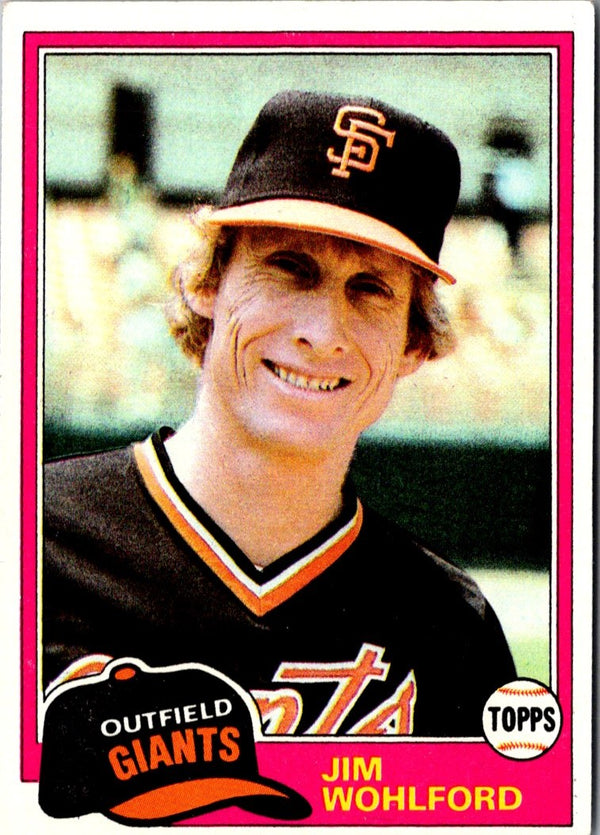 1981 Topps Jim Wohlford #11