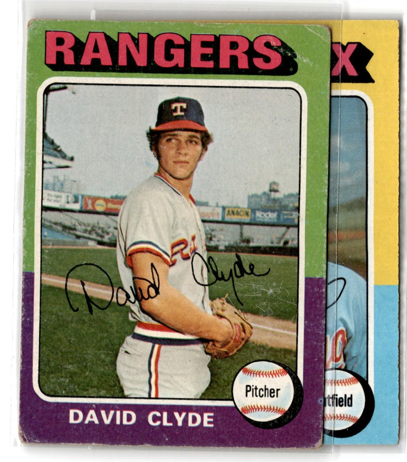 1975 Topps David Clyde