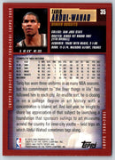 2000 Topps Tipoff Tariq Abdul-Wahad