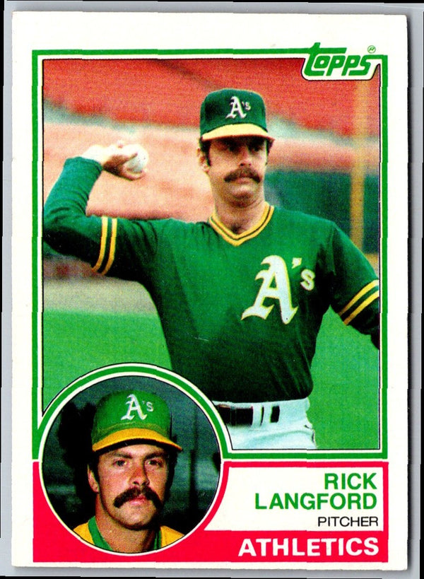 1983 Topps Rick Langford #286