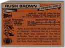 2011 Topps Football Rush Brown