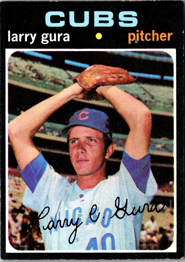 1971 Topps Larry Gura #203 Rookie VG