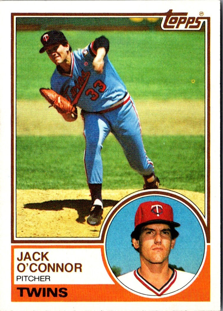 1983 Topps Jack O'Connor