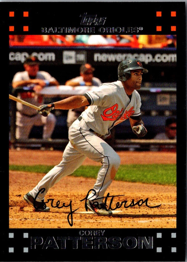 2007 Topps Baltimore Orioles Corey Patterson #BAL9
