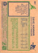 1983 O-Pee-Chee Dave Hannan