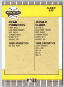 1989 Fleer Brad Pounders/Jerald Clark