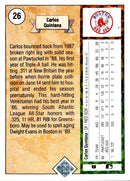 1989 Upper Deck Carlos Quintana