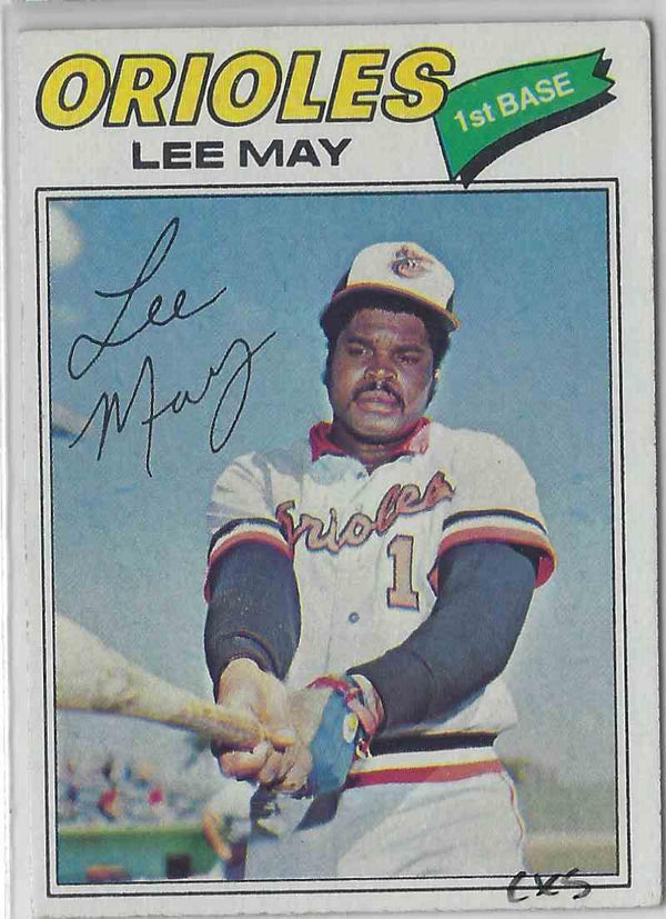 1977 Topps Lee May #380