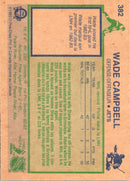 1983 O-Pee-Chee Wade Campbell