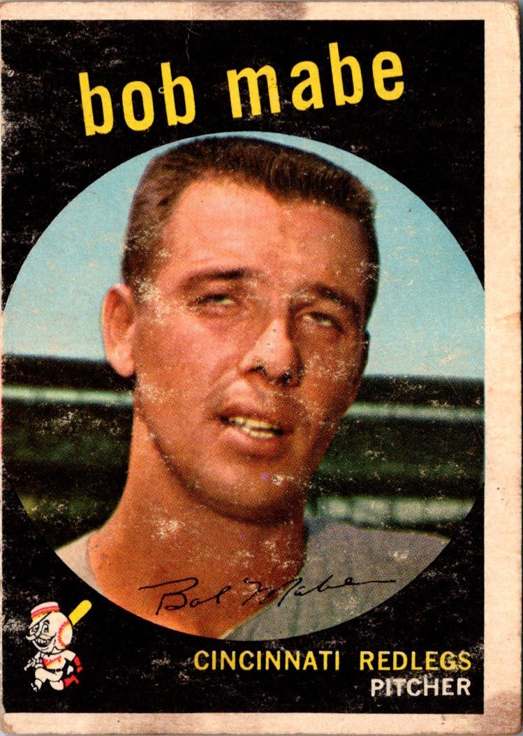 1959 Topps Bob Mabe