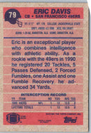 1991 Topps Football Eric Davis
