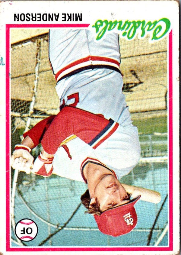1978 Topps Mike Anderson #714