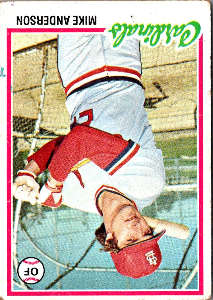 1978 Topps Mike Anderson