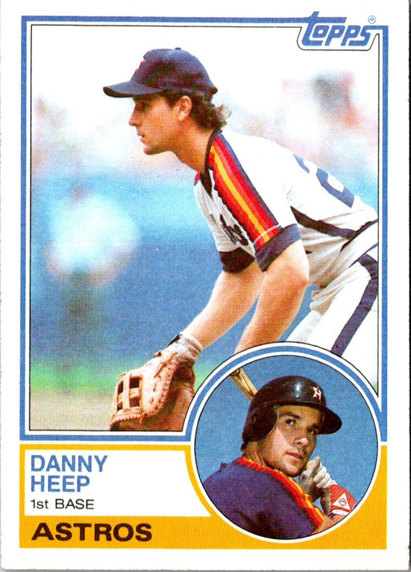 1983 Topps Danny Heep #538