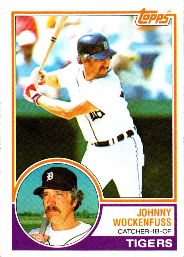 1983 Topps Johnny Wockenfuss #536